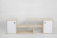 Carvalho branco L armário de madeira moderno da mobília da forma ajustado com gaveta e 2 prateleiras
