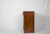 Gaveta de madeira home Handcrafted Nightstand da mobília 4 com mancha de Brown da noz