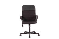 Cadeira de couro preta com zíper do braço, cadeira Wearable do escritório do computador do giro