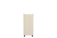 Placa de partícula de madeira do carvalho branco de cremalheira de livro do escritório domiciliário das crianças com rodas
