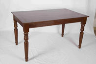 Mesa de jantar da mobília de madeira moderna de madeira de Soild e grupo retangulares do teste padrão das cadeiras X