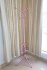 Cremalheira cor-de-rosa do revestimento da entrada do metal com suporte de guarda-chuva, suporte do gancho do revestimento do quarto 2.8kg