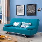 Tela azul de pouco peso Sofa Bed For Home dobrável